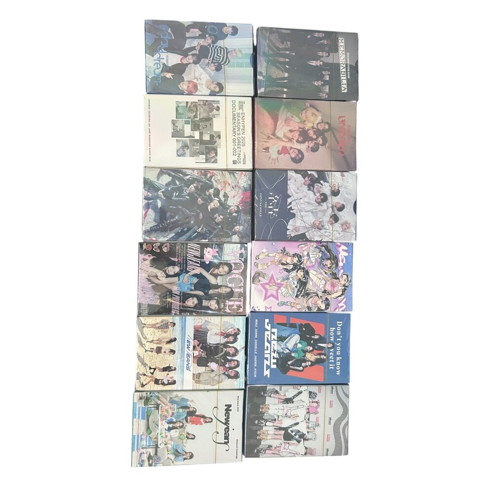 NewJeans & ENHYPEN Lomo Card Bundle 12 Packs 660 Cards Kpop Photocard Lot